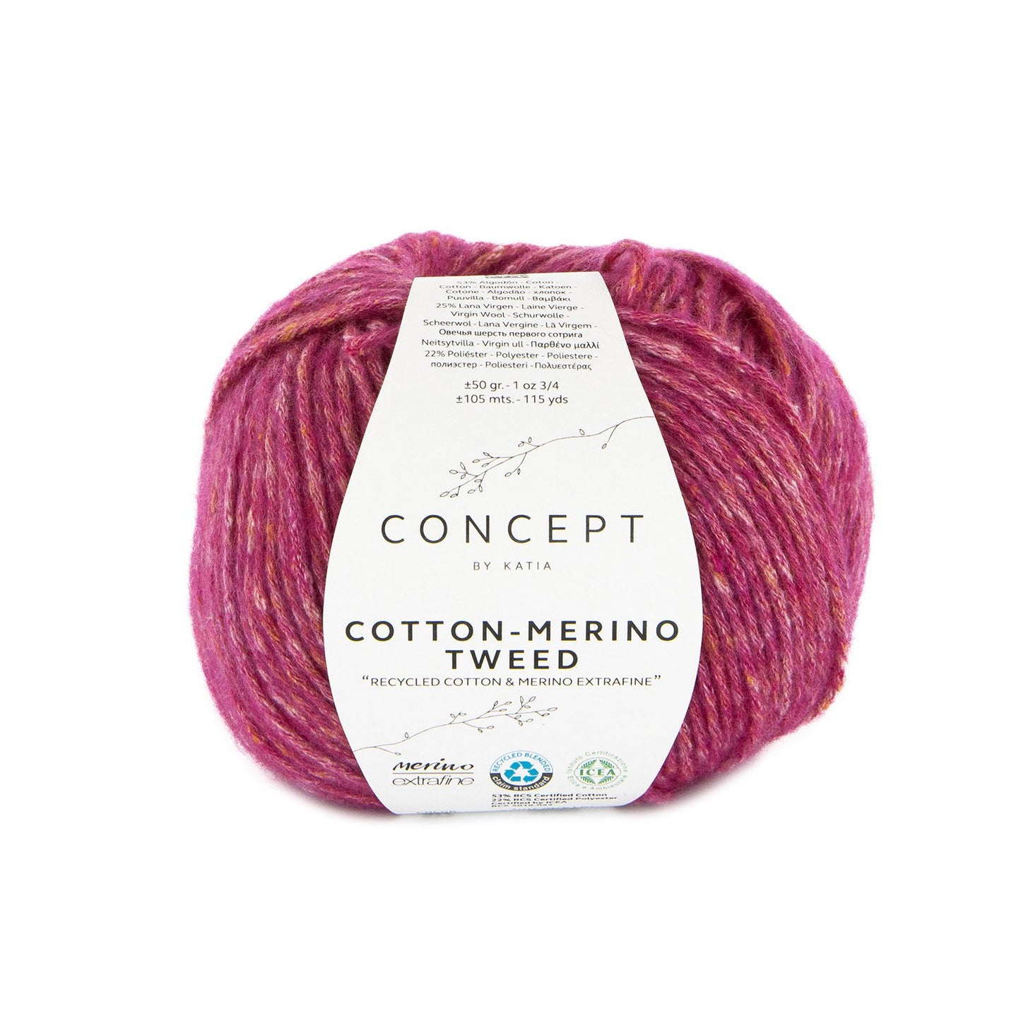 Cotton Merino Tweed